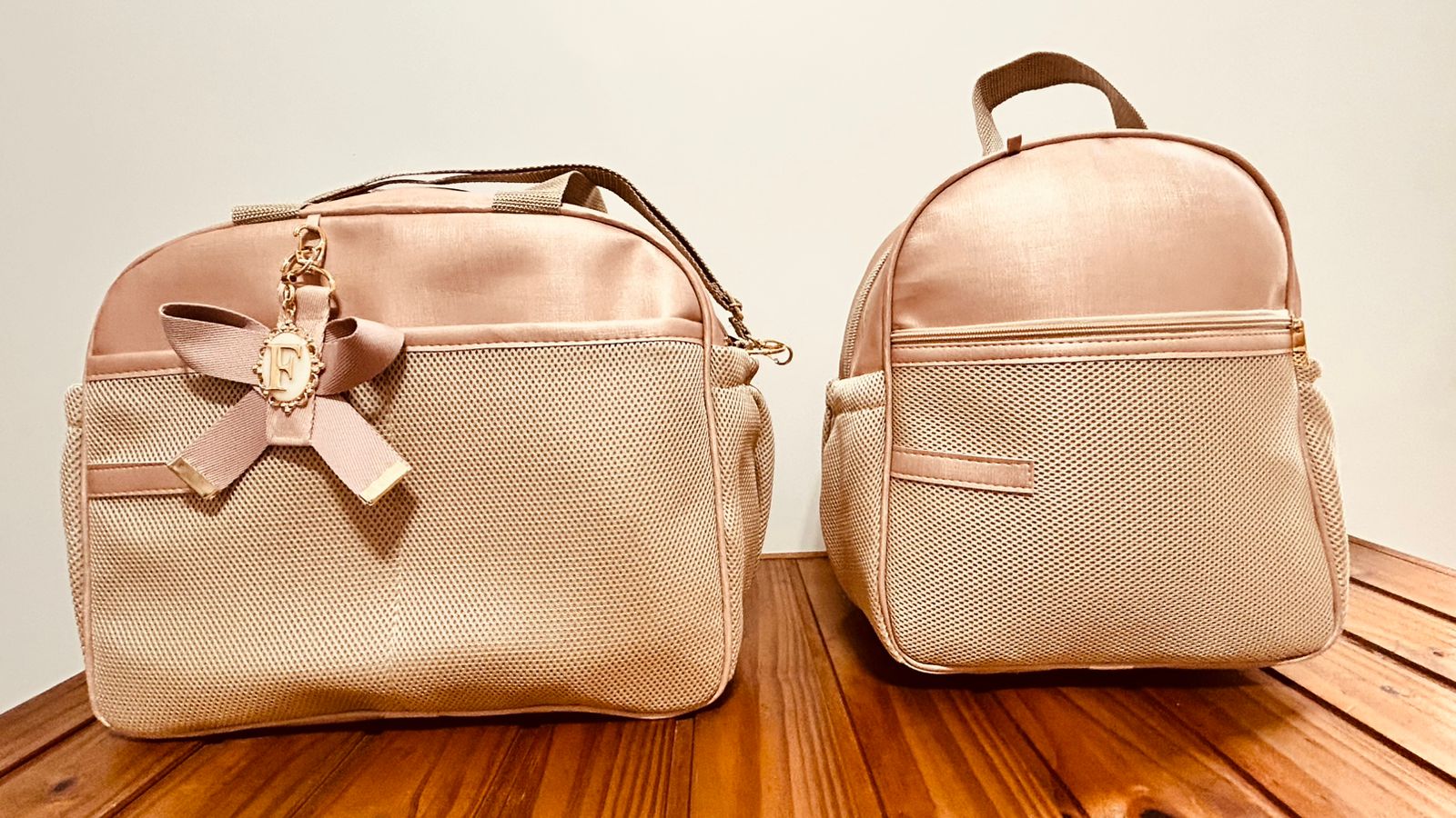 Kit Maternidade Classic Rose Golg com Bolsa Maternidade G - Imagem 8