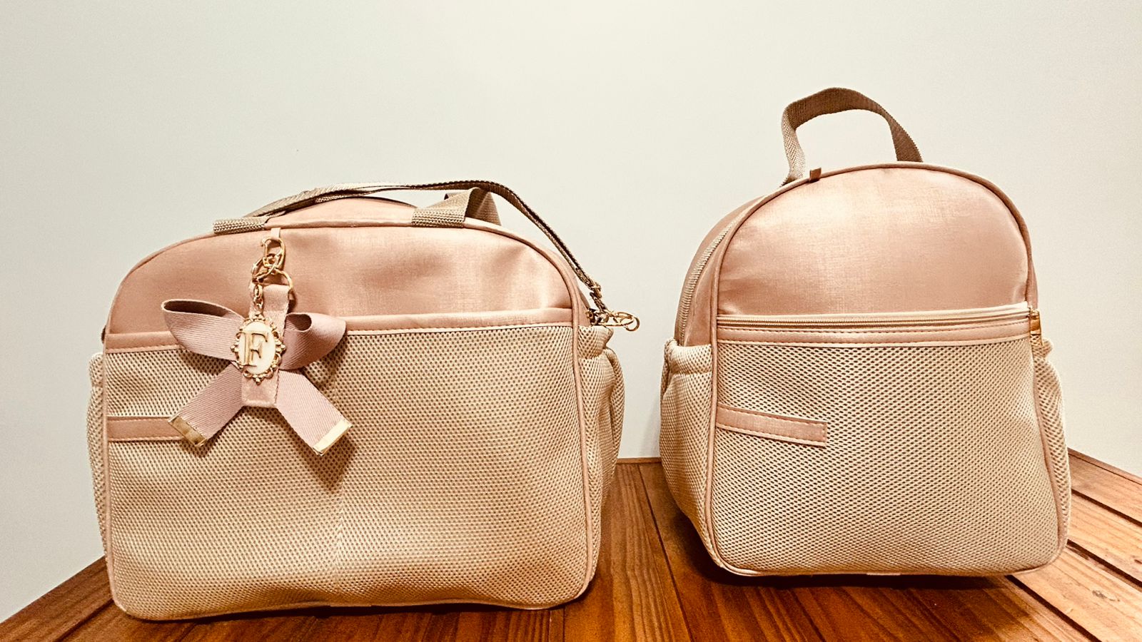 Kit Maternidade Classic Rose Golg com Bolsa Maternidade G - Imagem 9
