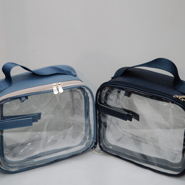 Kit 3 Necessaire Transparente